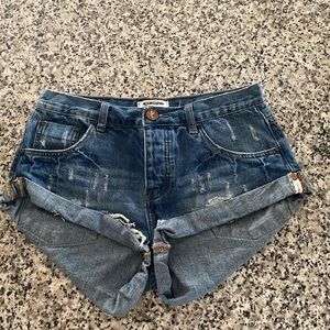 One Teaspoon Denim Shorts